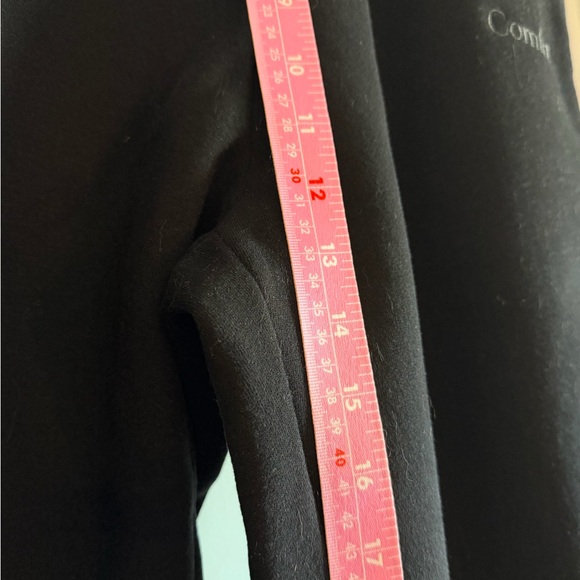 SET Black Comfrt Embroidered Black Unisex Hoodie & Sweats Like New 2 pc - Picture 11 of 11